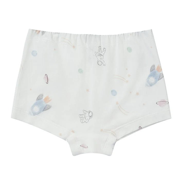 Nest Designs Bamboo Girls Boy Short Underwear (2 Pack) - To Infinity! - Princess and the Pea Boutique