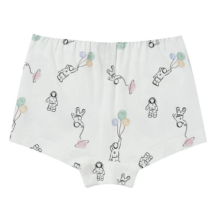 Nest Designs Bamboo Girls Boy Short Underwear (2 Pack) - To Infinity! - Princess and the Pea Boutique