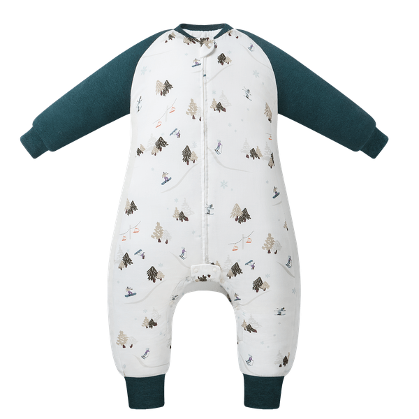 Nest Designs Bamboo Long Sleeve Footed Sleep Bag 2.5 TOG - Chills N' Thrills - Princess and the Pea Boutique