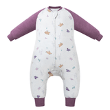 Nest Designs Bamboo Long Sleeve Footed Sleep Bag 2.5 TOG - Snow Angels - Princess and the Pea Boutique