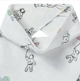 Nest Designs Bamboo Muslin Baby Bandana Bib - Planet Ballonns - Princess and the Pea Boutique