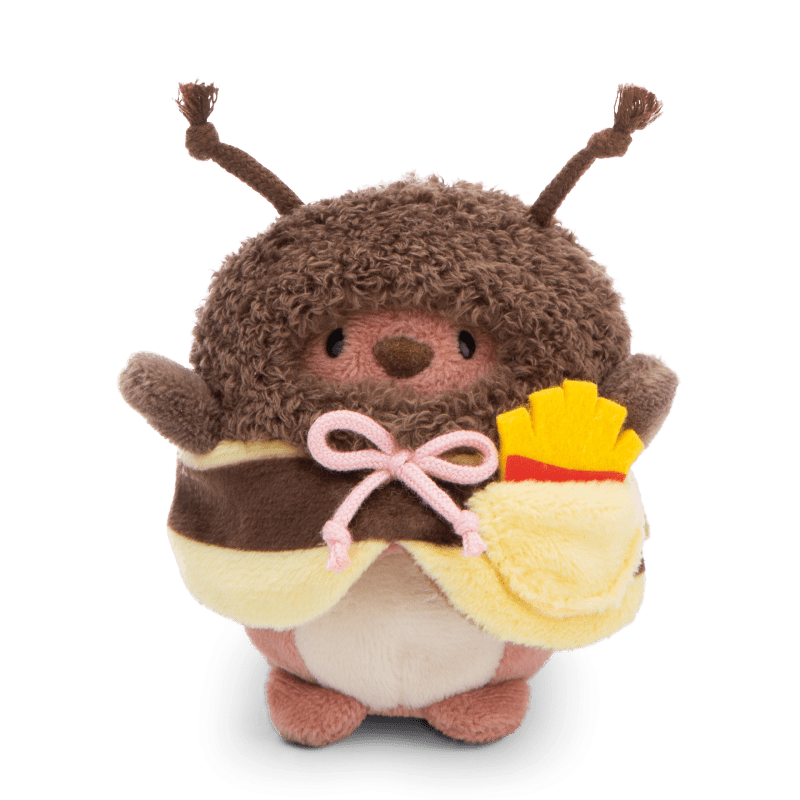 NICI Mymochi Bear Nomo with french fries and bee costume - Princess and the Pea Boutique