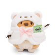 NICI Mymochi Dog Hiro with bubble tea and polar bear costume - Princess and the Pea Boutique