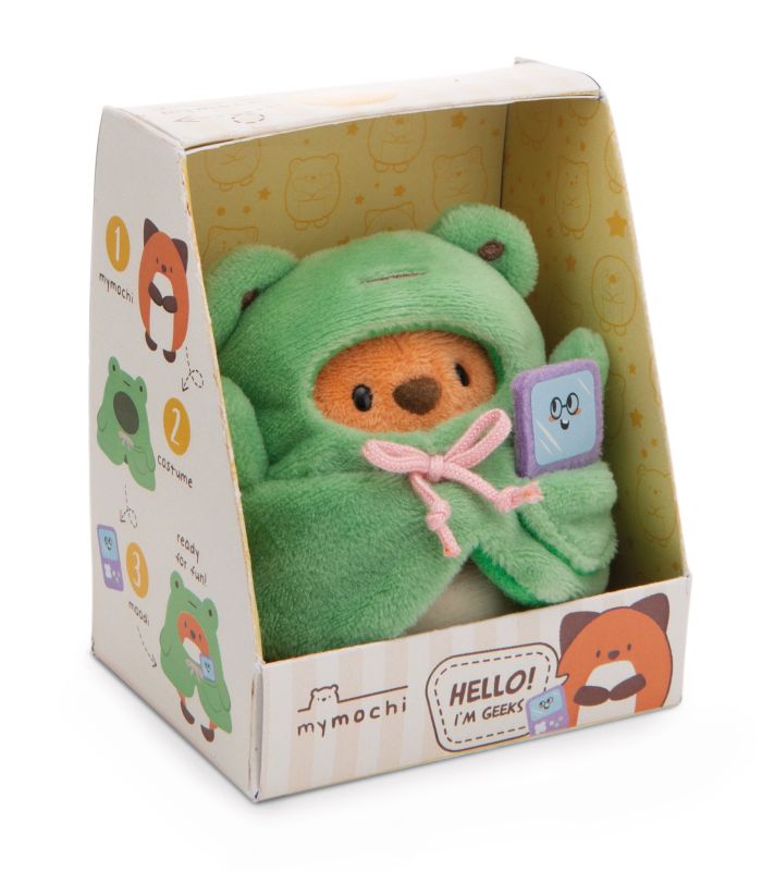 NICI Mymochi Fox Geeks with video game and frog costume - Princess and the Pea Boutique
