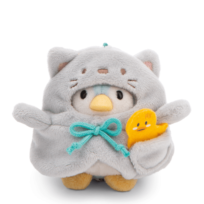NICI Mymochi Penguin Waddle with duck and cat costume - Princess and the Pea Boutique