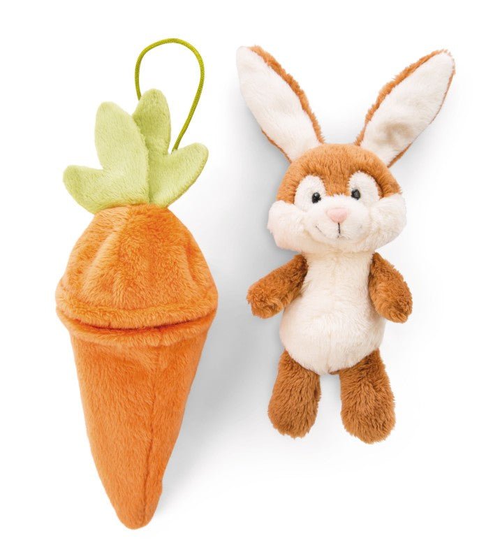 NICI Rabbit in Carrot "Forest Friends Collection" - Princess and the Pea Boutique
