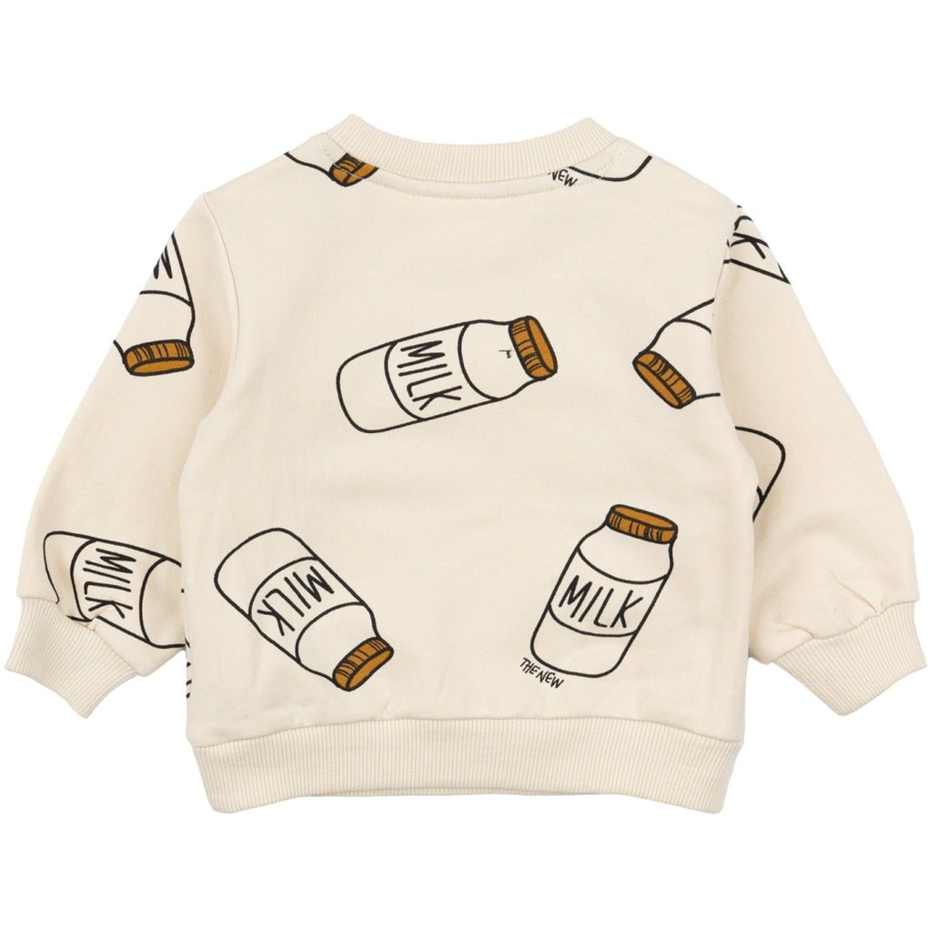 Nilos Sweatshirt - White Swan AOP - Princess and the Pea Boutique