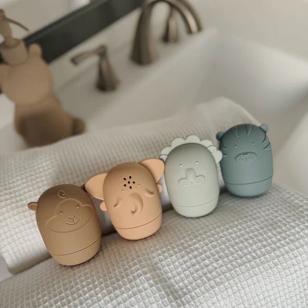 noüka Safari Bath Toys - Soft Safari - Princess and the Pea Boutique
