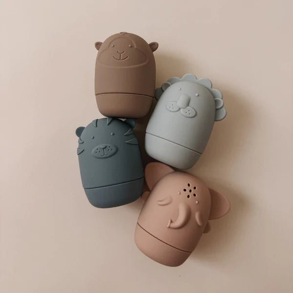 noüka Safari Bath Toys - Soft Safari - Princess and the Pea Boutique