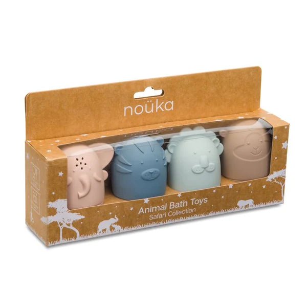 noüka Safari Bath Toys - Soft Safari - Princess and the Pea Boutique