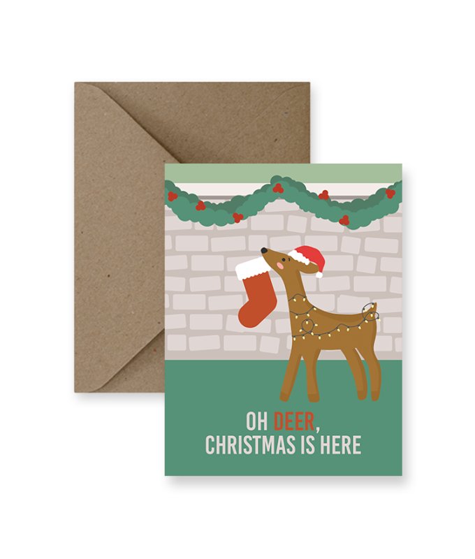 Oh Deer Greeting Card - Princess and the Pea Boutique
