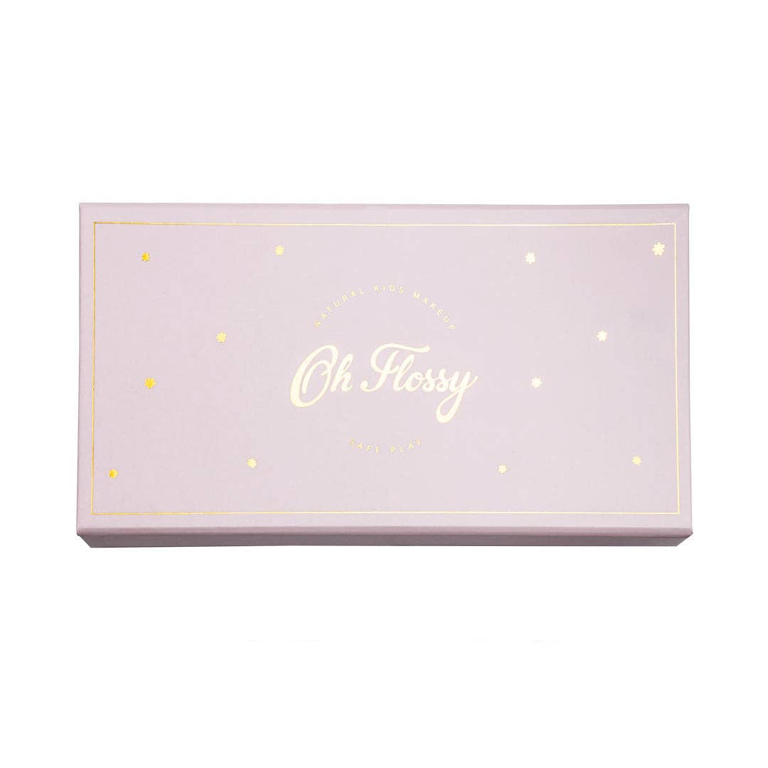 Oh Flossy Deluxe Makeup Set: Soft Pink with Sparkles - Princess and the Pea Boutique