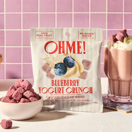 OHME! Blueberry Yogurt Crunch Snack Size 16g - Princess and the Pea Boutique