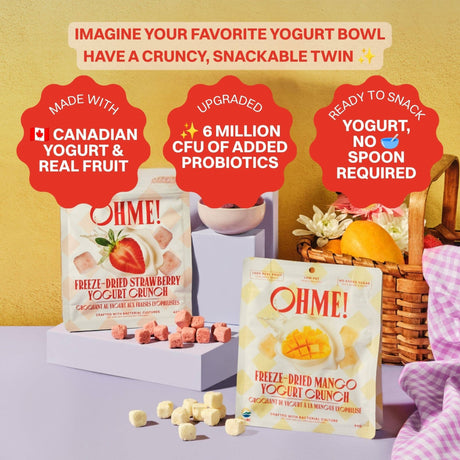 OHME! Passion Fruit Protein Crunch Snack Size 15g - Princess and the Pea Boutique