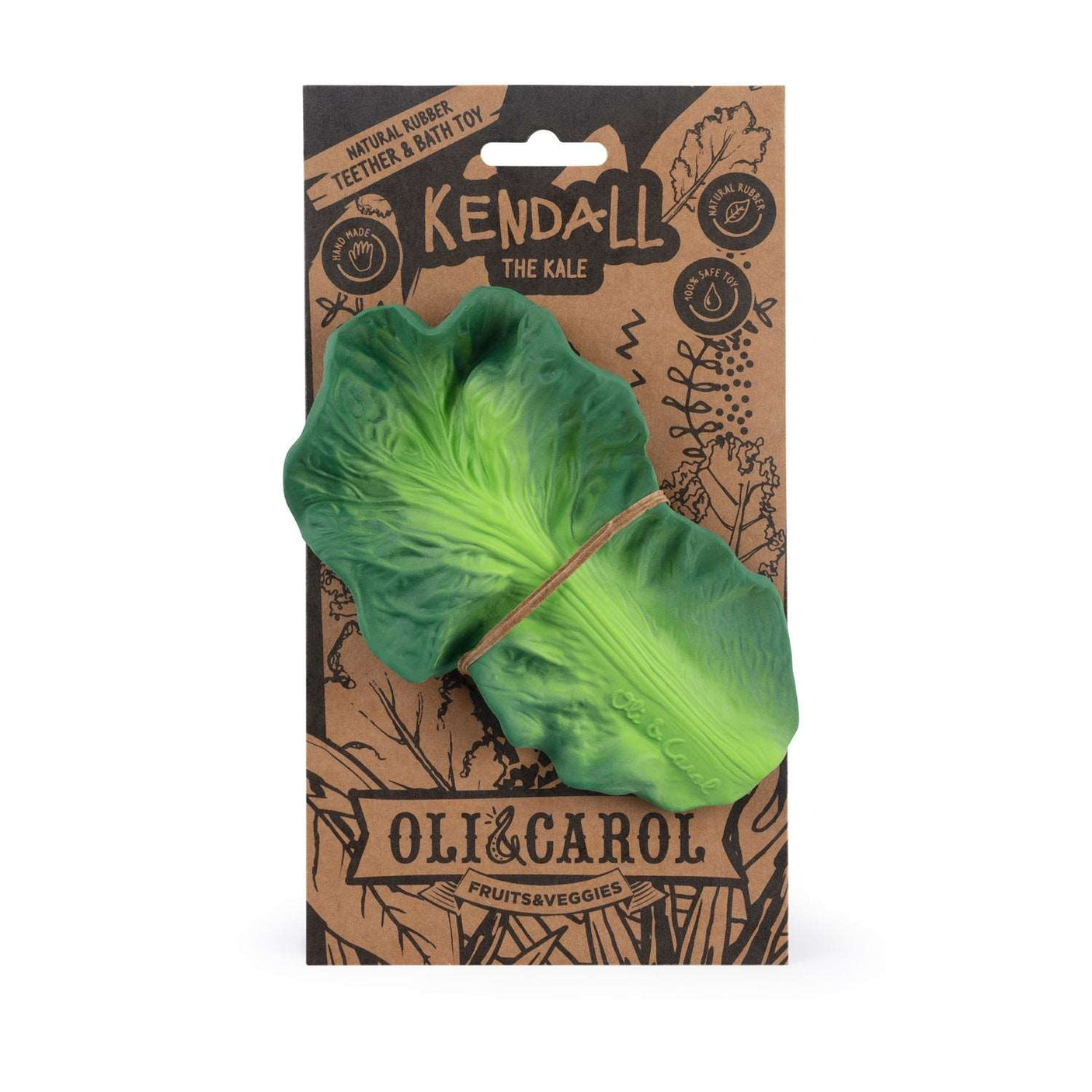 Oli & Carol Kendall the Kale Baby Teether - Princess and the Pea Boutique