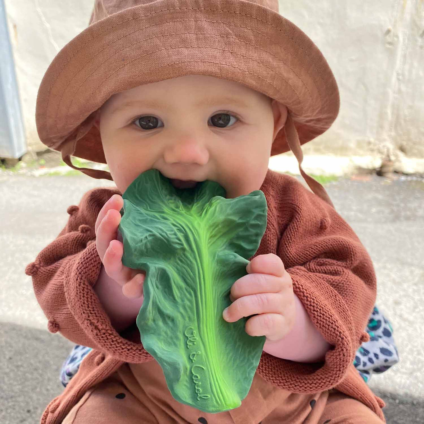 Oli & Carol Kendall the Kale Baby Teether - Princess and the Pea Boutique