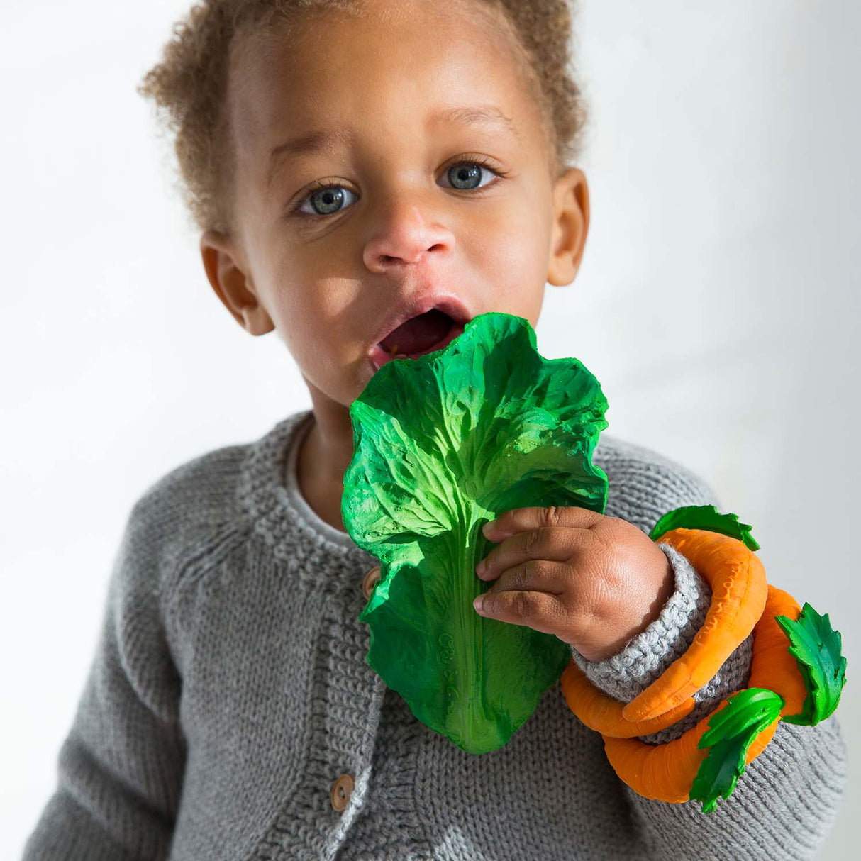 Oli & Carol Kendall the Kale Baby Teether - Princess and the Pea Boutique