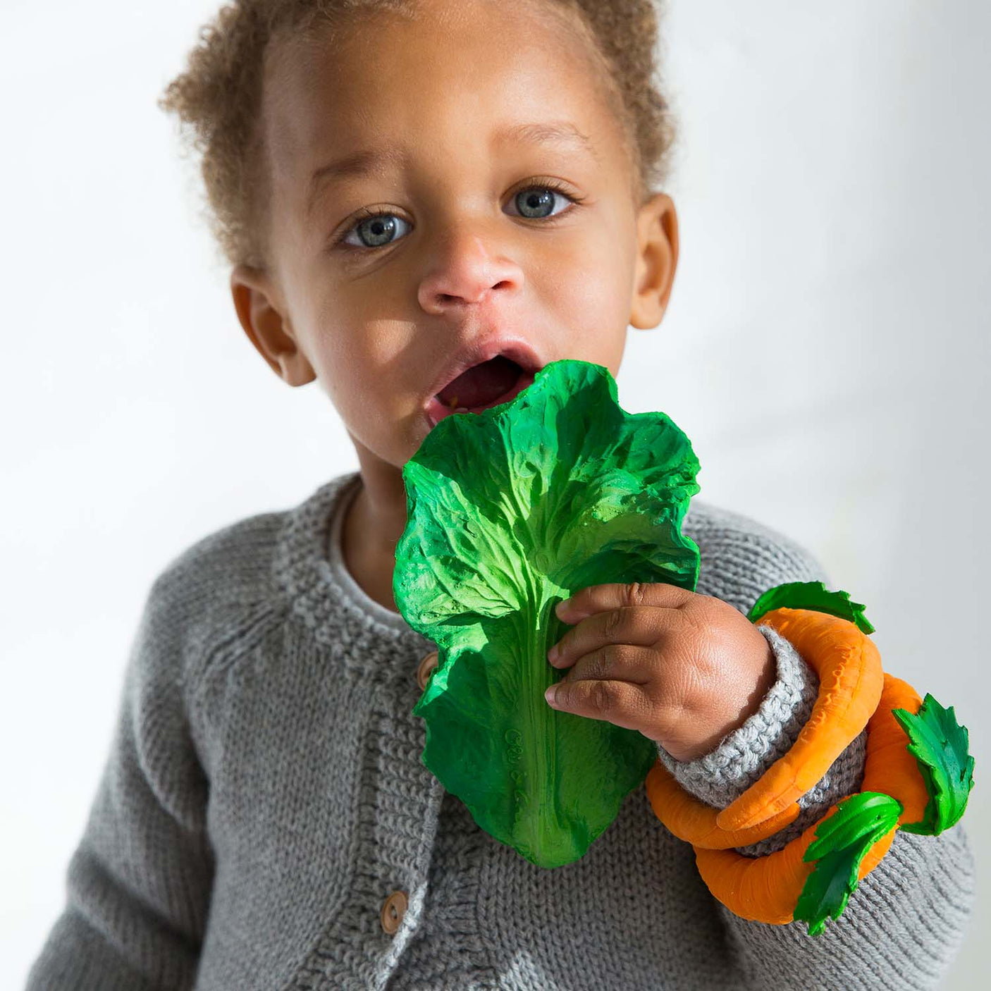 Oli & Carol Kendall the Kale Baby Teether - Princess and the Pea Boutique
