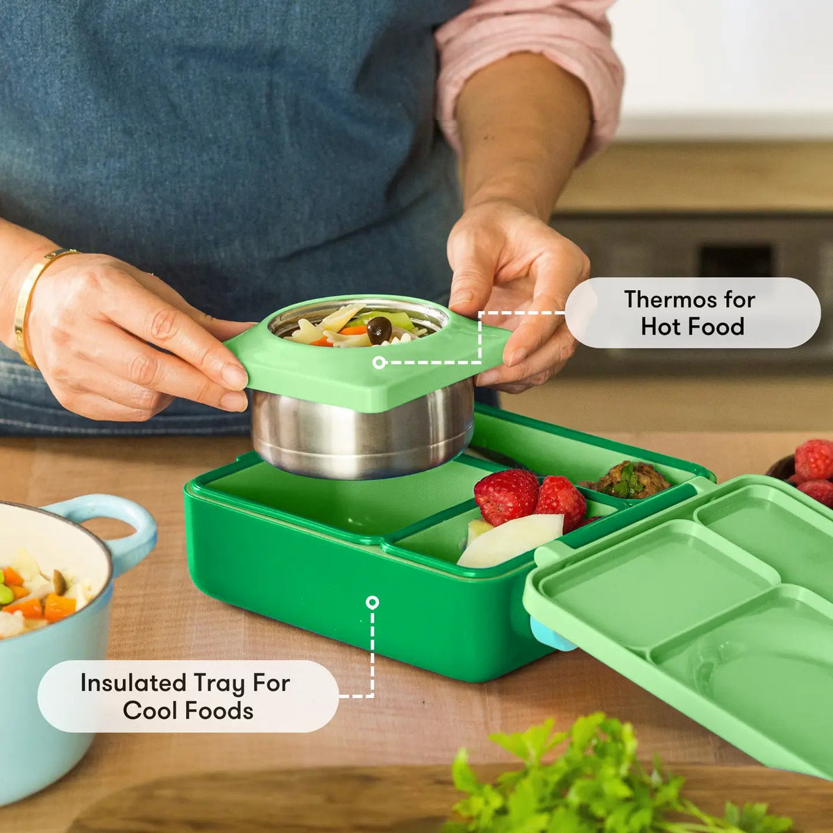 Omiebox - Apple Green - Princess and the Pea Boutique