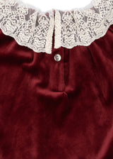 Konges Slojd Venola Romper - Red Dahlia