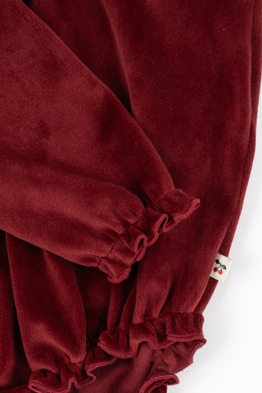 Konges Slojd Venola Romper - Red Dahlia