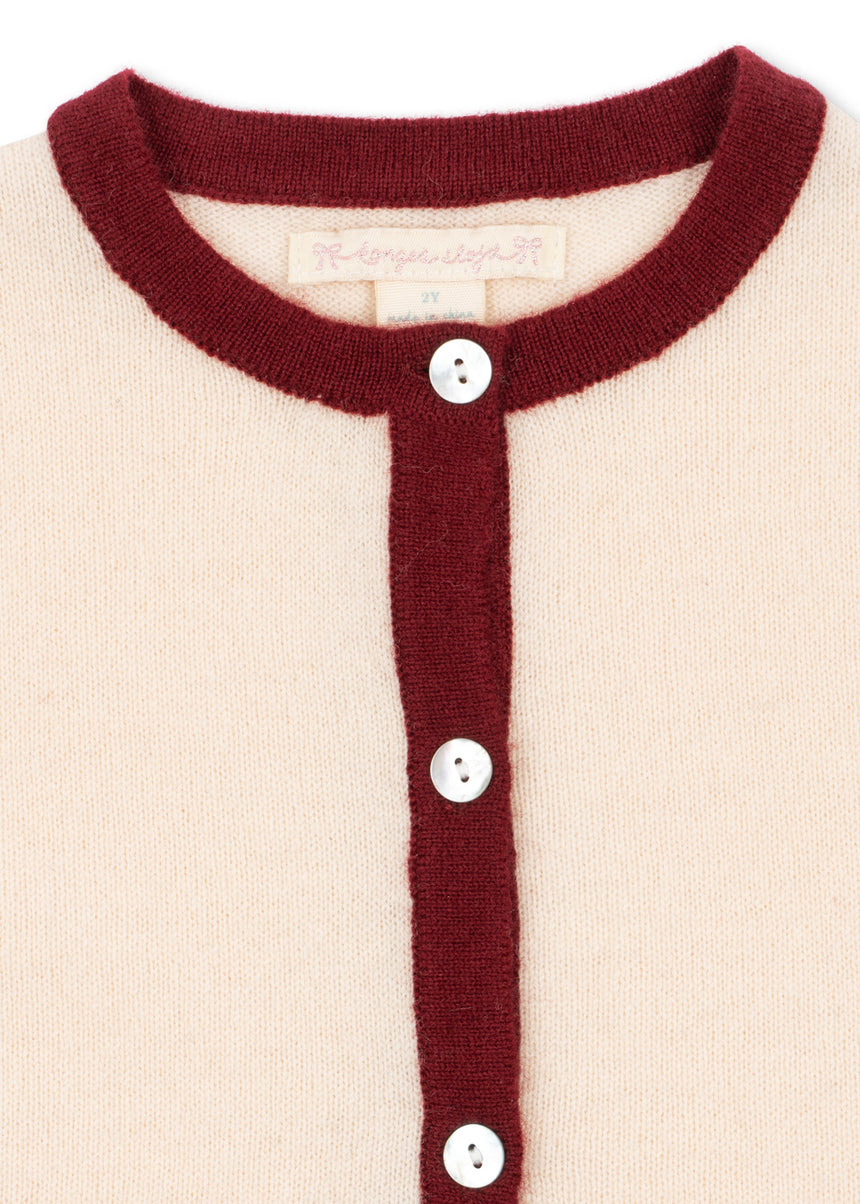 Konges Slojd Alette Cardigan  - Pale Blush