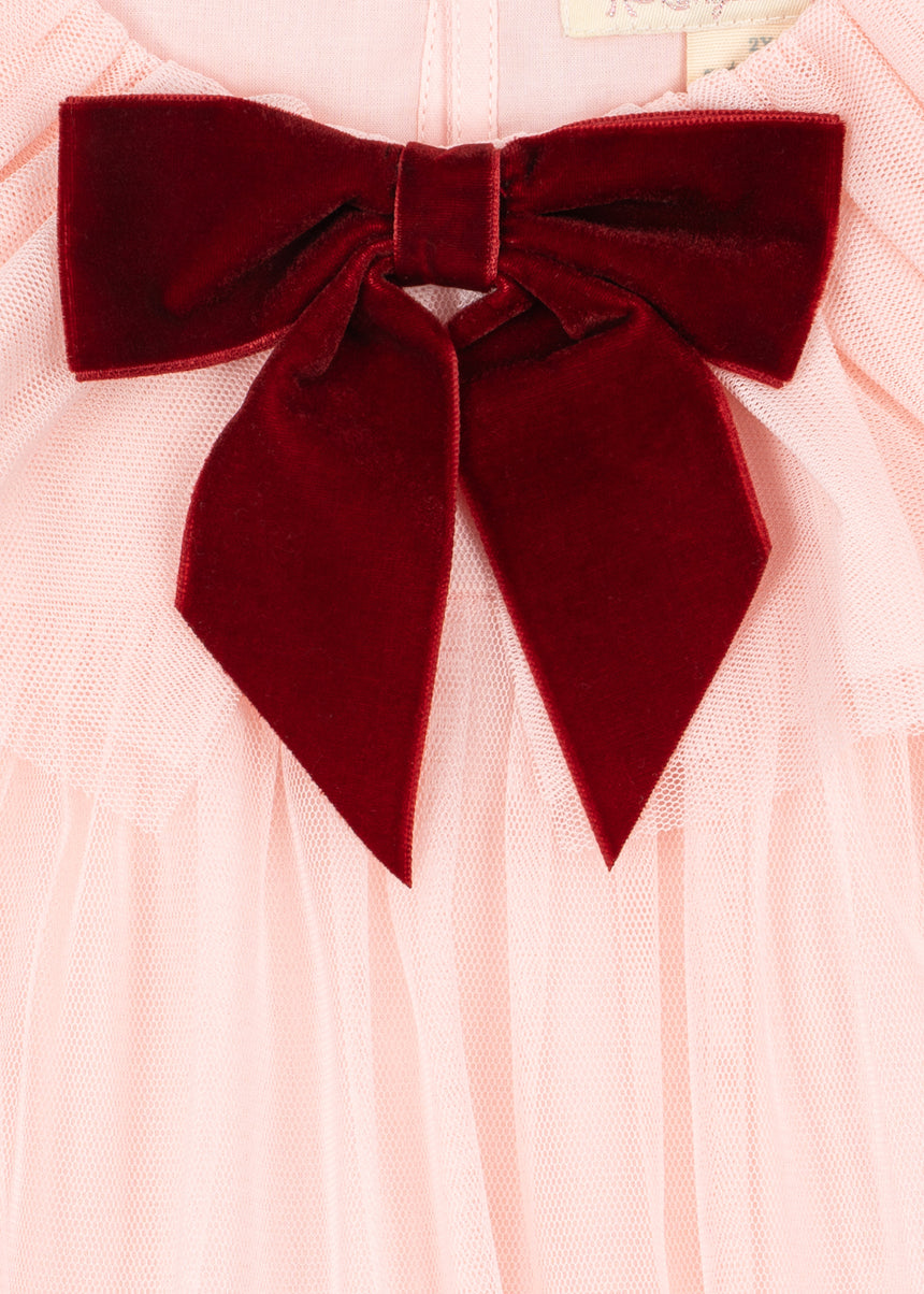 Konges Slojd Bow Dress - Creole Pink