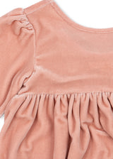 Konges Slojd Gia Bow Dress Grs - Mellow Rose