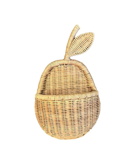 Pear Rattan Wall Decor - Princess and the Pea Boutique