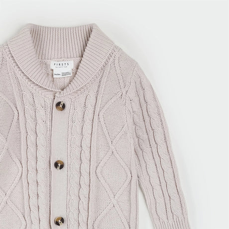 Petit Lem Beige Sweater Knit Playsuit - Princess and the Pea Boutique