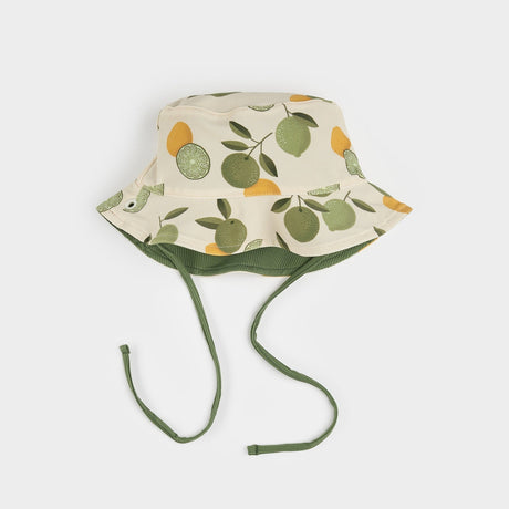 Petit Lem Citrus Print Reversible Sun Hat - Princess and the Pea Boutique