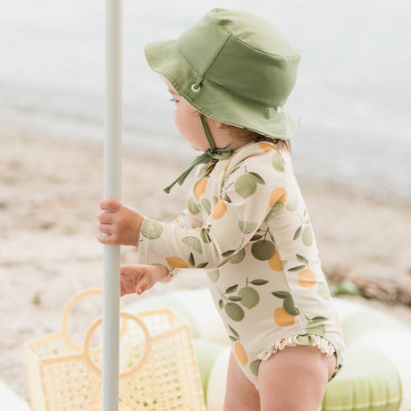 Petit Lem Citrus Print Reversible Sun Hat - Princess and the Pea Boutique