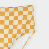 Petit Lem Orange Checkerboard Women's Bikini Bottom - Princess and the Pea Boutique