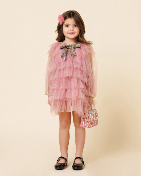 Petite Hailey Anny 6 Layered Tutu Dress Pink - Princess and the Pea Boutique