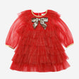Petite Hailey Anny 6 Layered Tutu Dress Red - Princess and the Pea Boutique