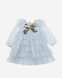 Petite Hailey Anny 6 Layered Tutu Dress Sky Blue - Princess and the Pea Boutique