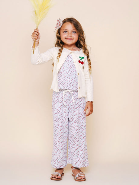 Petite Hailey Ava Cherry Cardigan (Ivory) - Princess and the Pea Boutique