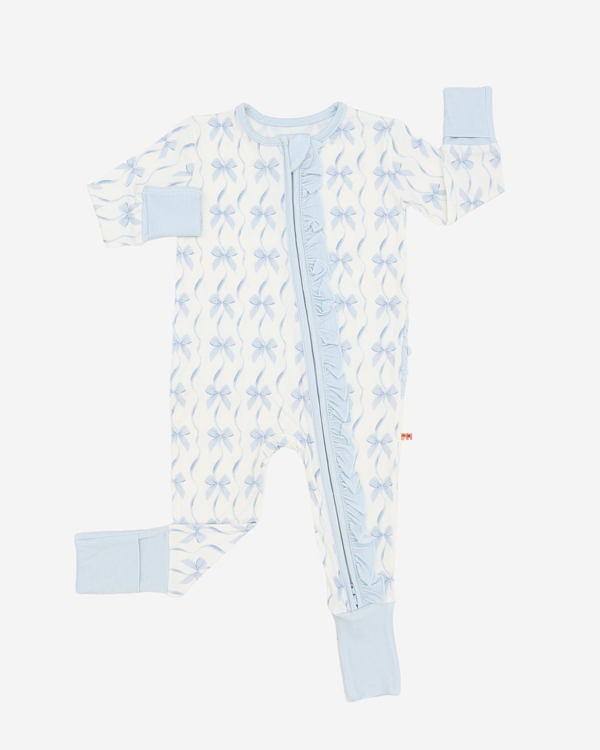 Petite Hailey Bamboo Long - Sleeve Zipper Romper - Princess and the Pea Boutique