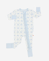 Petite Hailey Bamboo Long - Sleeve Zipper Romper - Princess and the Pea Boutique