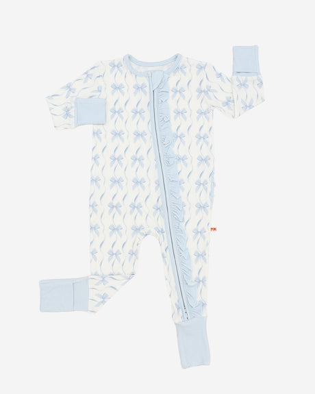 Petite Hailey Bamboo Long - Sleeve Zipper Romper - Princess and the Pea Boutique