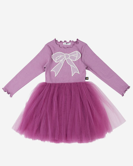 Petite Hailey Emi Bow Tutu - Purple - Princess and the Pea Boutique