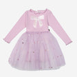 Petite Hailey Emma Bow Tutu Dress Purple - Princess and the Pea Boutique