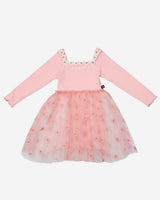 Petite Hailey Flower Lace Tutu Dress Pink - Princess and the Pea Boutique