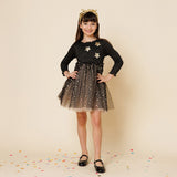 Petite Hailey Glitter Three Star Tutu Dress - Princess and the Pea Boutique