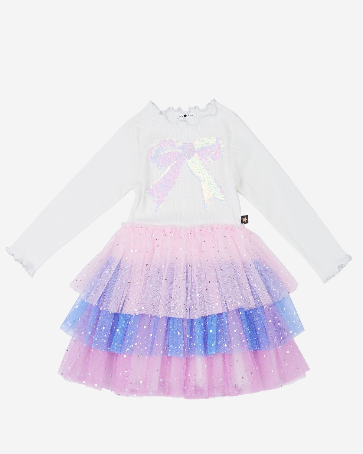 Petite Hailey Kim 3 Layered Tutu - White - Princess and the Pea Boutique