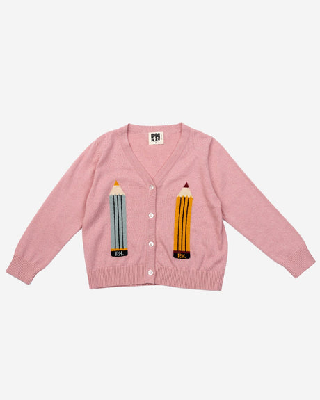 Petite Hailey Pencil Knit Cardigan - Pink - Princess and the Pea Boutique