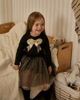 Petite Hailey Quincy Bow Tutu - Black - Princess and the Pea Boutique