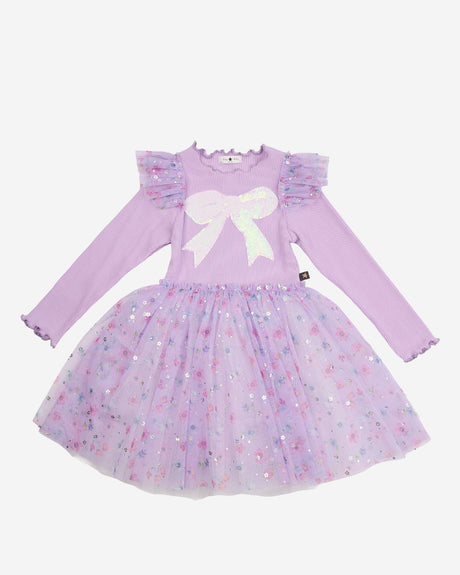 Petite Hailey Raina Flower Tutu - Purple - Princess and the Pea Boutique