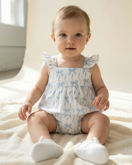 Petite Hailey Ruffle Bubble Romper - Princess and the Pea Boutique