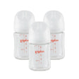 Piegon Glass Bottle 5oz (3 - Pack) with SS Nipple 0M+ - Princess and the Pea Boutique